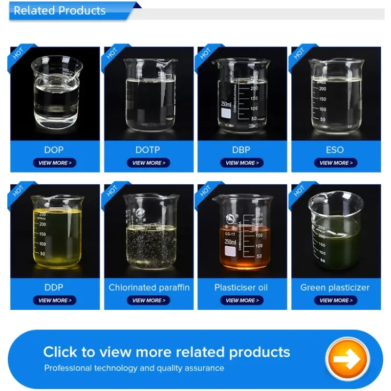 low MOQ plasticizer using PVC adhesives artificial leather DOP DOP DOTP DBE and dioctyl terephthalate dotp