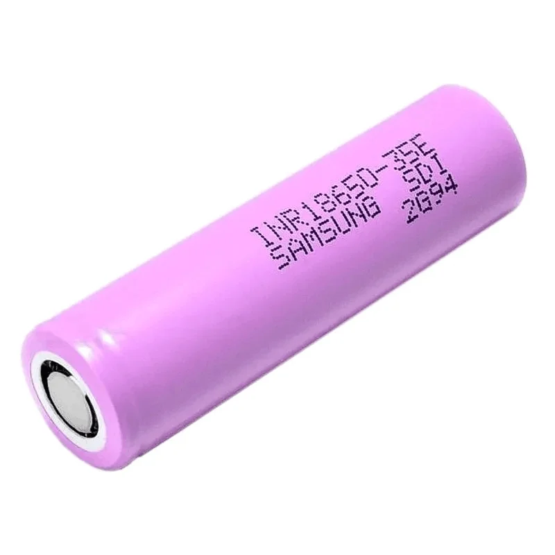 18650 lithium ion battery 3500mah 3.7v samsung 35e li-ion rechargeable 18650 cell