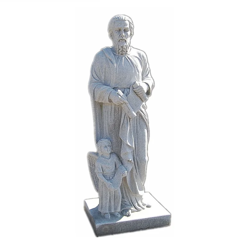 
GMS014 Granite Religious Sculpture Cemetery Statues Monument  (62415384428)