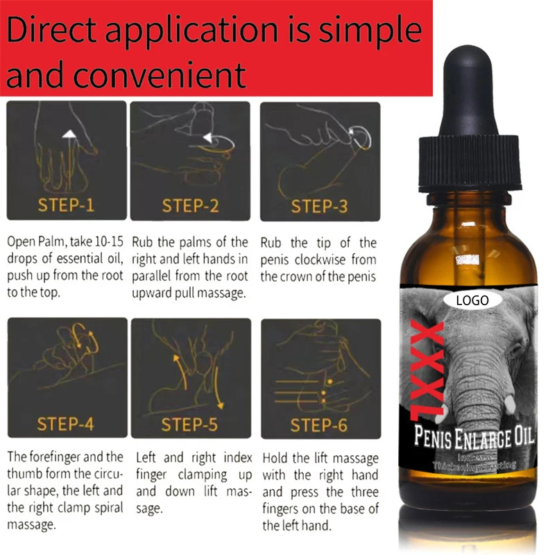 Sale men care 10ml enlargement oil enlarge oil original men essential oil massage enlargement spray