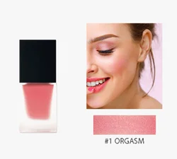 High Pigmented 4 Colors Long Lasting Liquid Blush Face Beauty Natural Cosmetic Pink Blusher Liquid