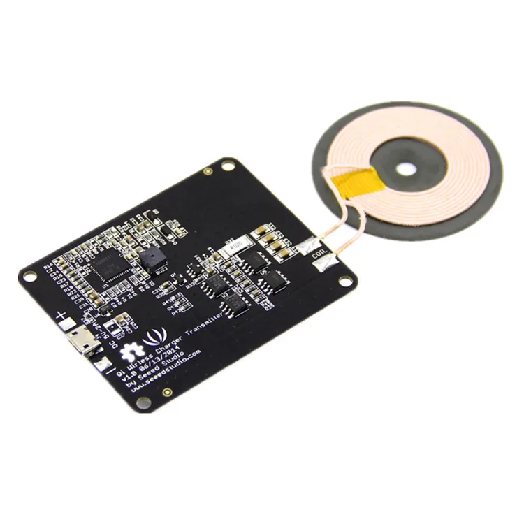 Cheap wholesale 5V/200ma low power smart bracelet, beauty Instrument wireless circuit board Mobile phone wireless charger PCB
