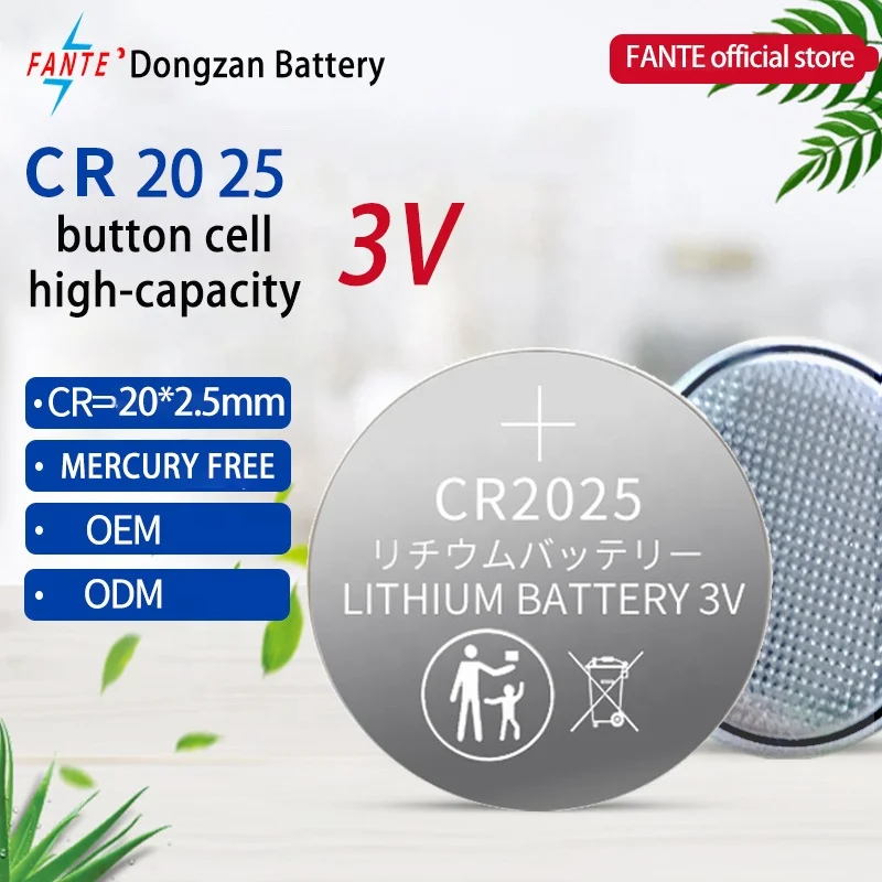 Universal CR2025 3V Batteries Perfect for Calculators Toys and Medical Devices