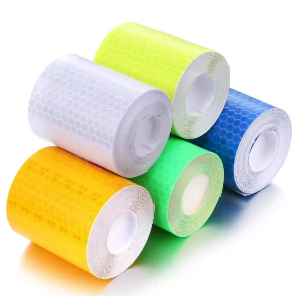 Colorful Honeycomb Reflective Tape Film Sticker Banner Flex Vinyl Sheeting