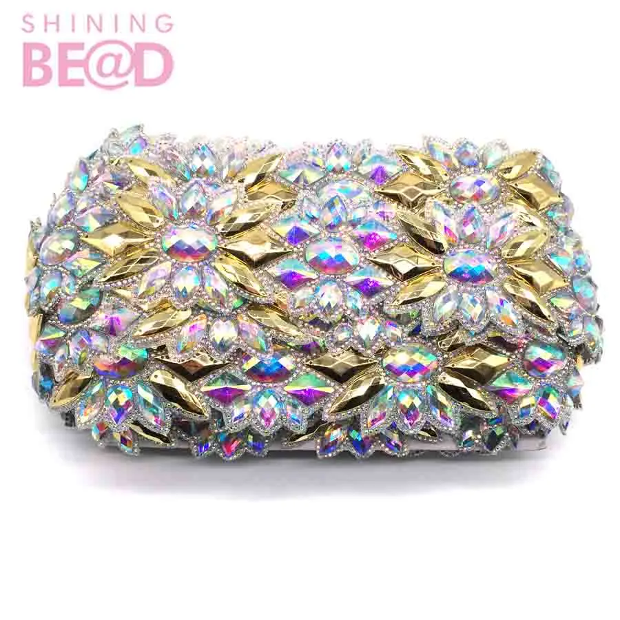 Resin Style Hot fix Rhinestone Tape Trim Gold  AB Glass Rhinestone Banding Ribbon Iron On Garments Shoes Decoration Patch