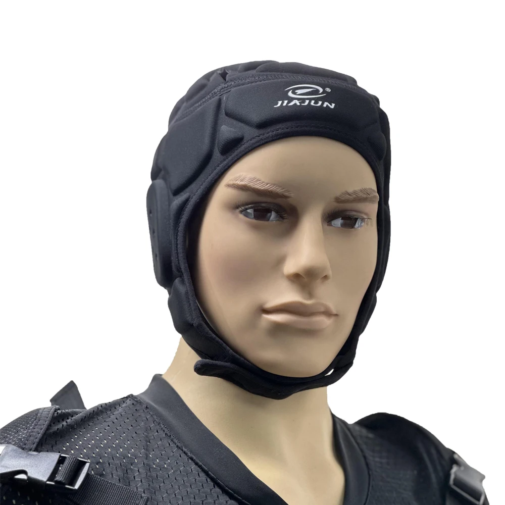 Soccer goalie head guard ski ice hockey sports helmet rugby hockey goalie collision cap wholesale