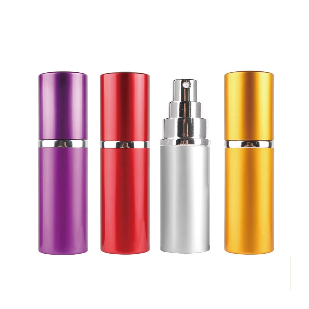 20Ml 20 Ml Round Shaped Empty Glass Aluminum Spray Face Mist Water Atomizer Screw Cap Perfume Bottle Vials
