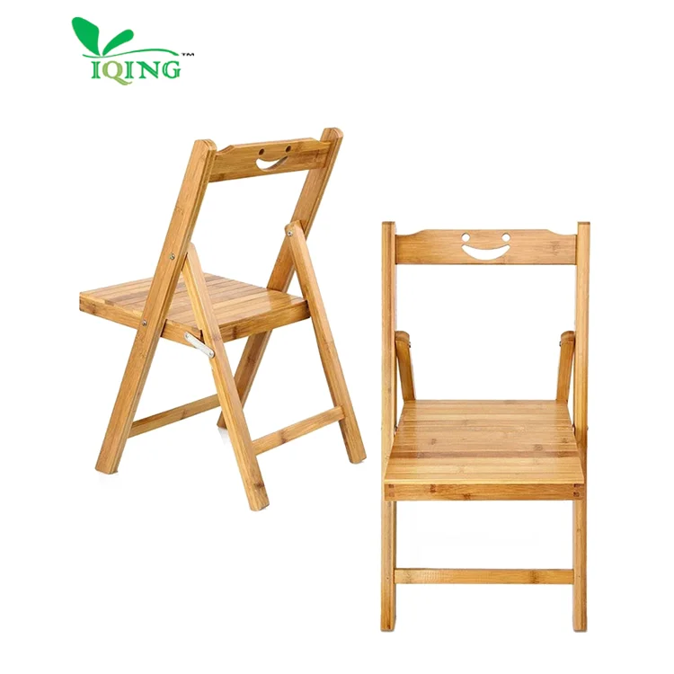 Factory direct cheap high quality portable bamboo and wood folding chair