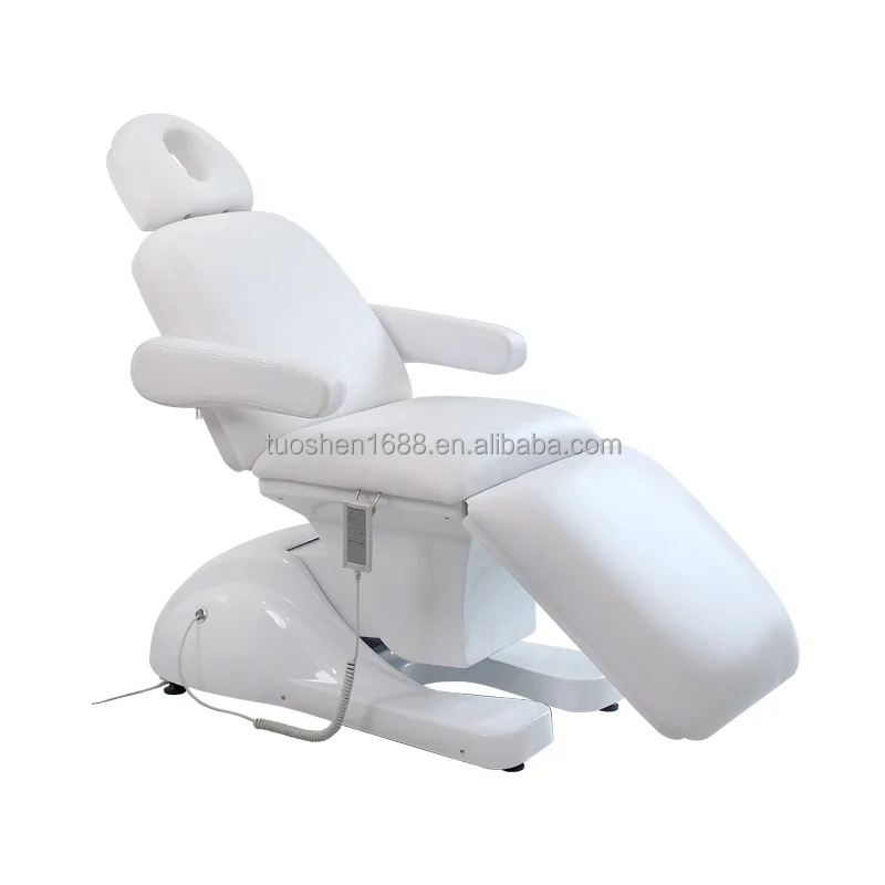 Custom Color 3 Motors Metal Gold Plated Stainless Steel Base Electric Facial Beauty Salon Bed Spa Massage Table