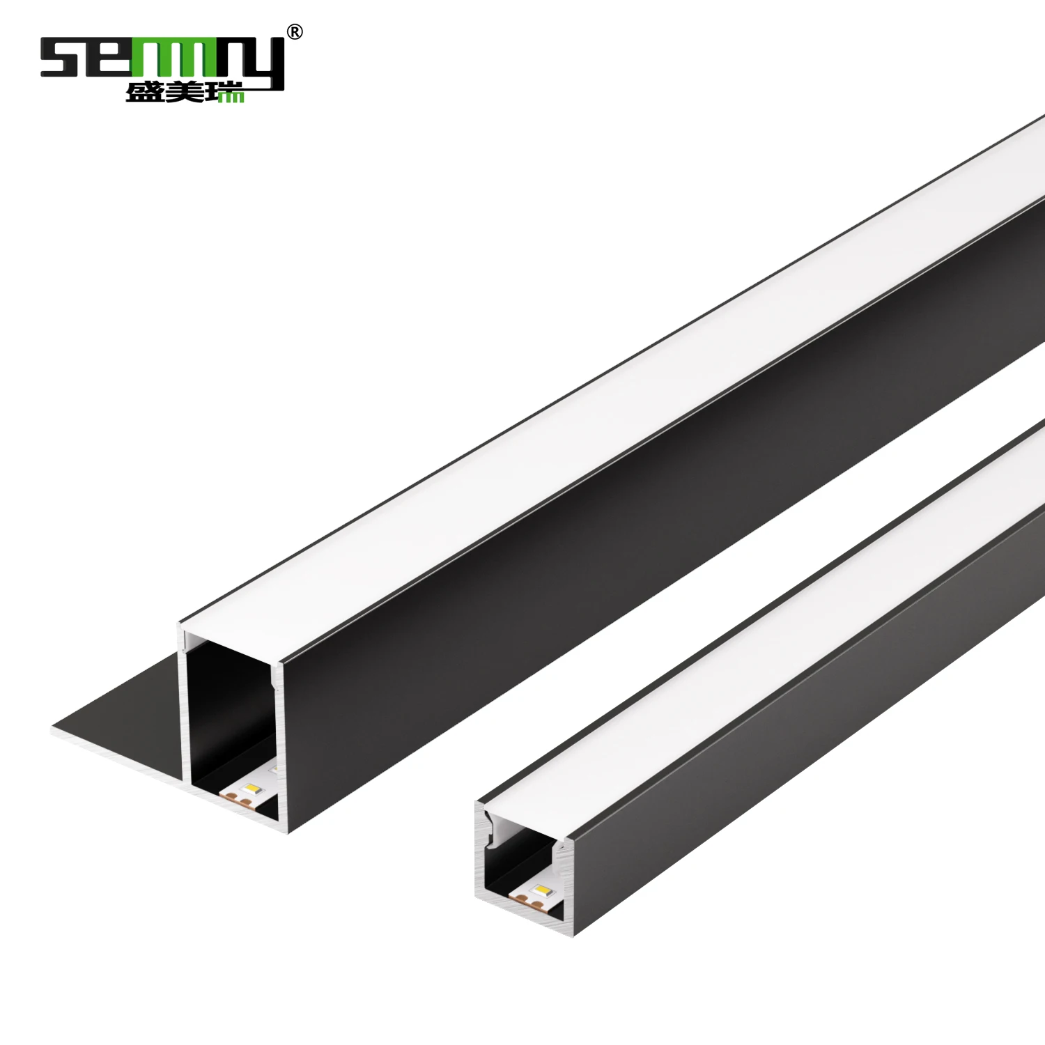New design aluminium profile led Aluminum Profile LED Strip U Channel Diffuser Extrusion LED Aluminum Profile