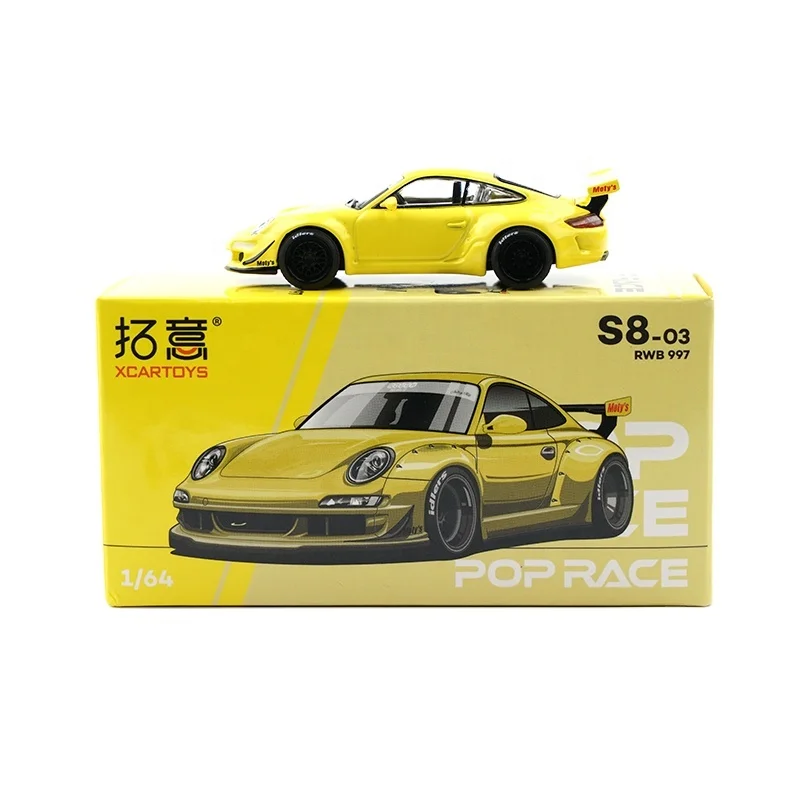 XCARTOYS POPRACE 1/64 RWB 997 автомобиль игрушки из сплава автомобиль литые под давлением металлические модели детские автомобили литые игрушки для детей