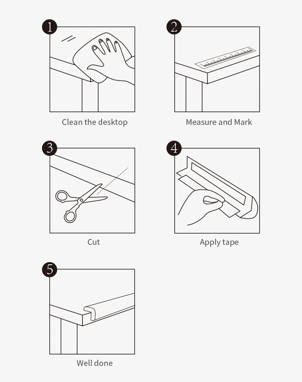 
Infant safety device furniture edge and corner protector NBR bumper child bumper used for baby home safety 