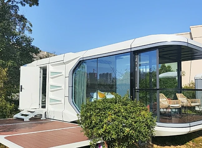 Outdoor Camping Vacation Travel Intelligent Mobile Space Capsule Cabin for Internet Celebrity B&B Hotel Tourist Guest Rest Room
