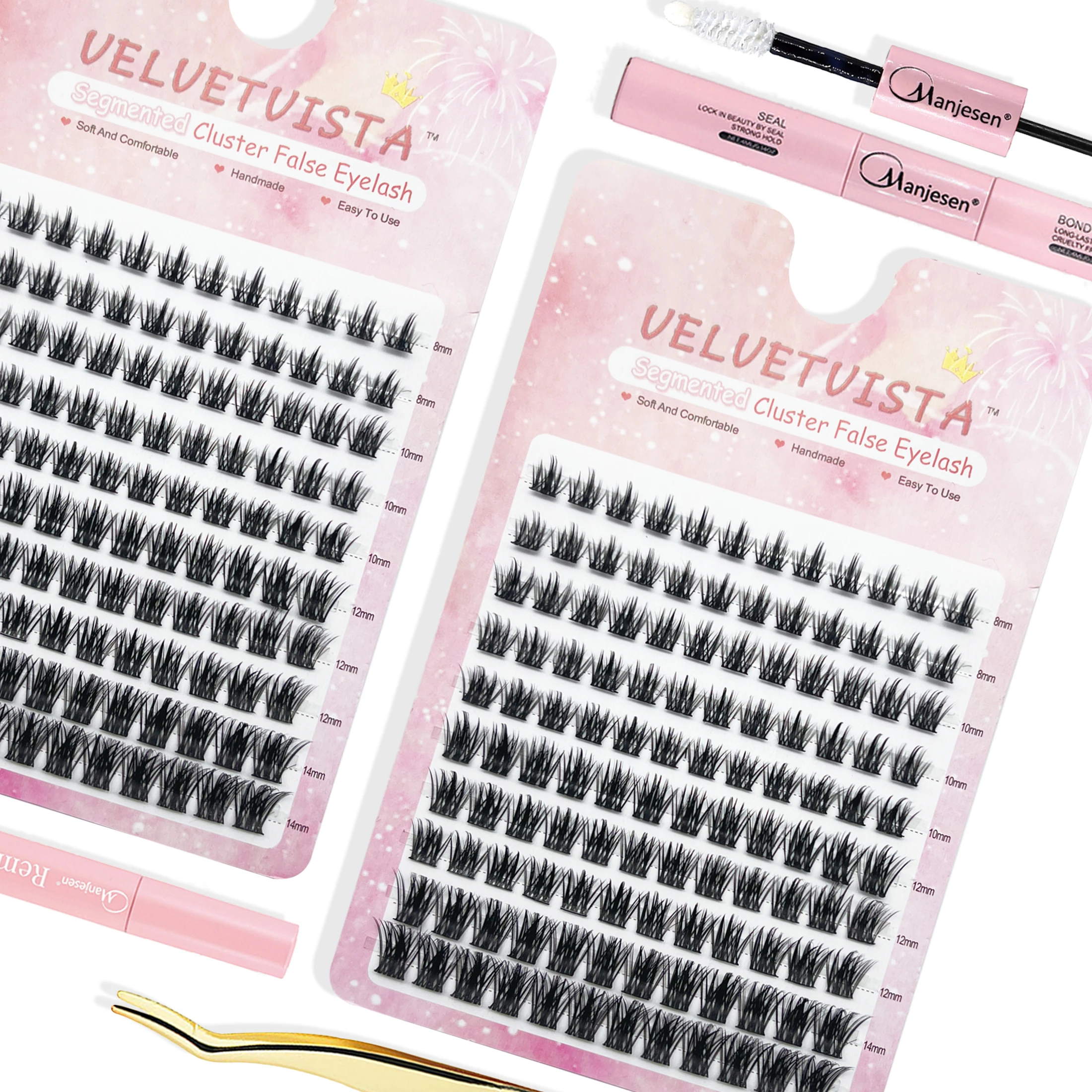 Factory Wholesale New style DIY Eyelash Kit Lash Clusters Private Label Segment Eyelashes Diy Lash Extension Kit