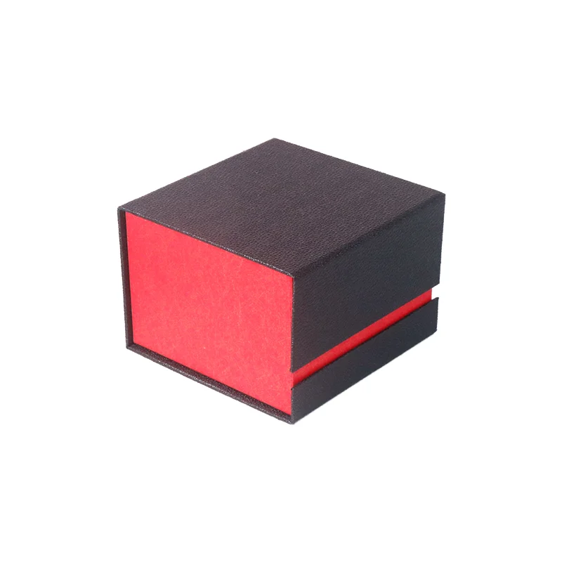 Accept OEM & ODM Custom Logo  Square  Special Paper Watch Packaging Magnetic Cardboard Watch Boxes with Soft Pillow