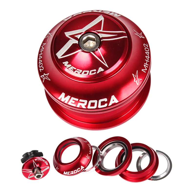 MEROCA Peilin Bowl Group Super Light Bearing Mountain Bike Front 44mm Built-in Straight Tube Bowl Group