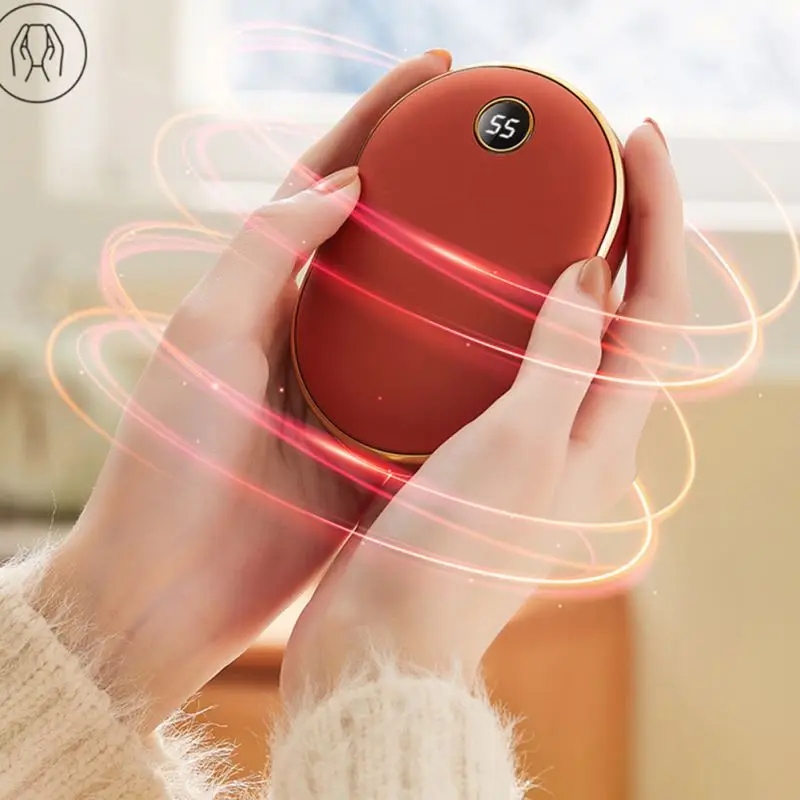 Great Value Double Side, Heating Reusable Heat Pack Hand Warmer10000mah Battery Capacity Hand Warmer/