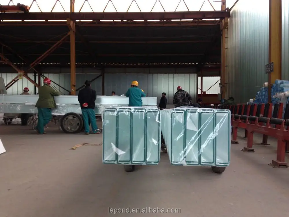 super white frosted channel glass U glass