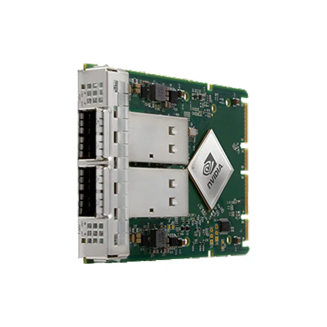 Новый бренд Mellanox MCX566A-CDAB сетевая карта ConnectX-5 с двойным интерфейсом PCIe Gen 4,0x16 OCP3 Ethernet в наличии беспроводной PCI