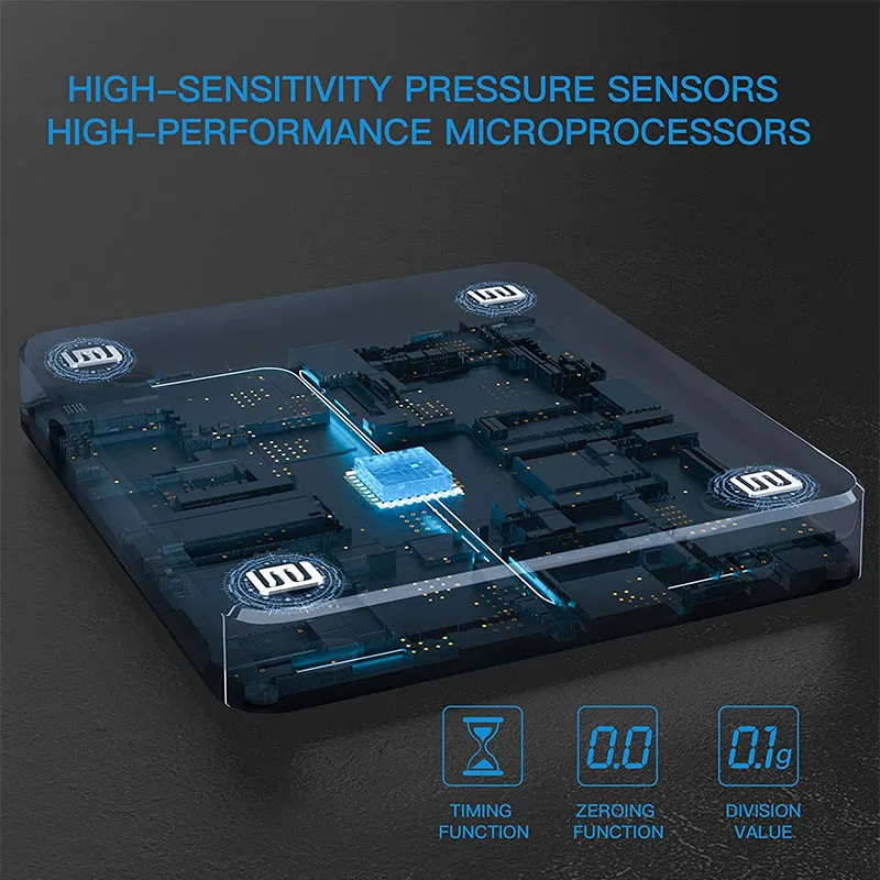 J&R Mini Pocket Personal Compact Small Food Coffee Weighing Scale Wholesale Black Digital 2kg 2000g 0.1g Digital Display