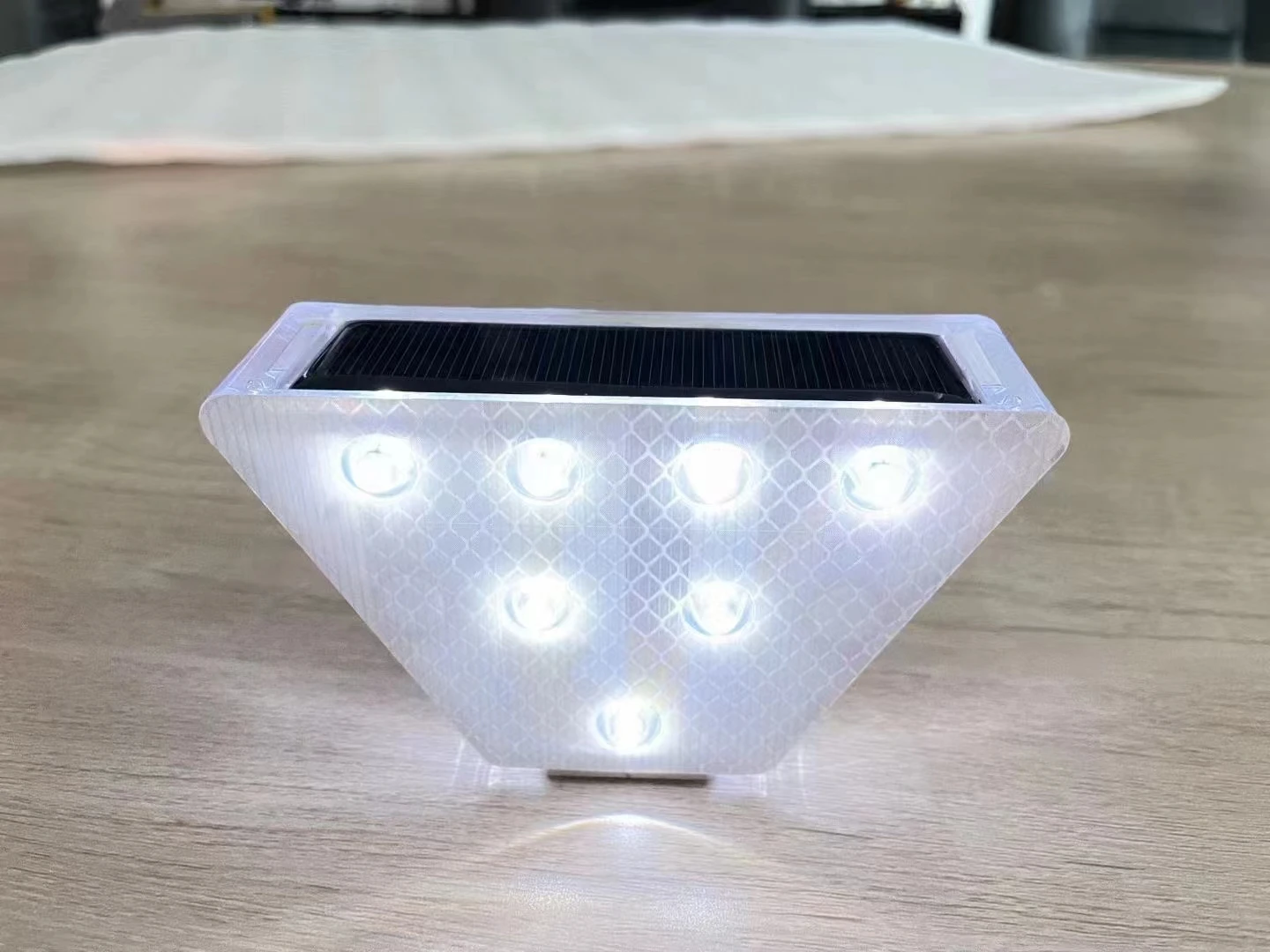 Highway Warning Solar Led Cat Eyes Flashing Road Reflective barricade Lights