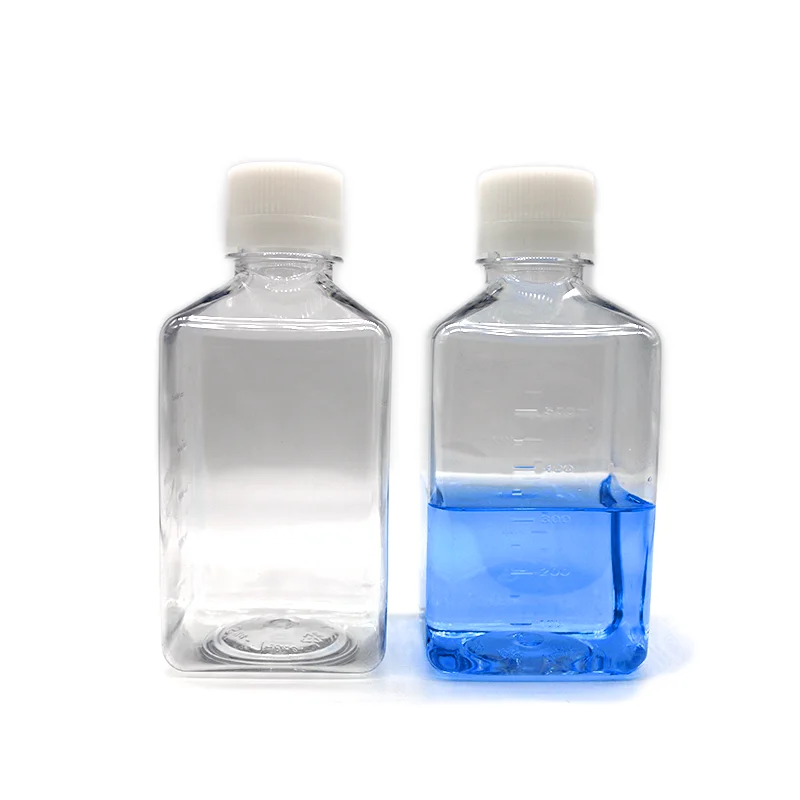 Cell Culture Serological Bottle Square Laboratory Culture Medium Bottle Reagent Bottle