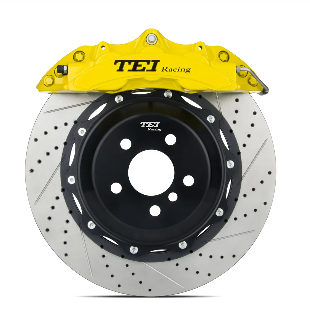 Front Caliper Kit 2-Piece Forged Body 6 POT Caliper Kit 378x32MM Disc Rotor For BMW 7-Series 730 740 750 760 20Inch Wheel