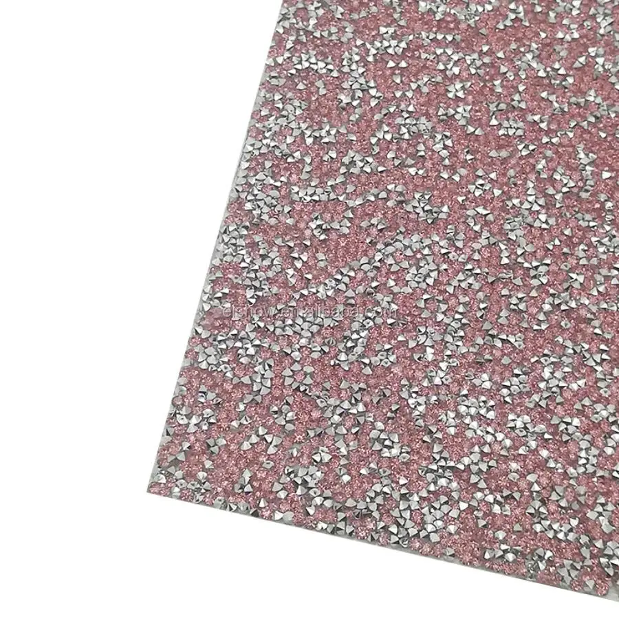 Crystal Meshe Rhinestone Sheets Iron On Price Per 1 Sheet Stone Size SS6/2MM hot fix sheet