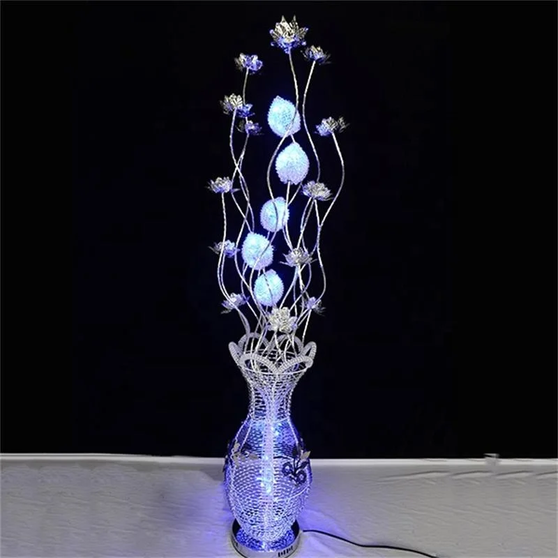 Fashionable modern red warm wedding bedroom floor lamp gift decoration living room bedside floor lamps