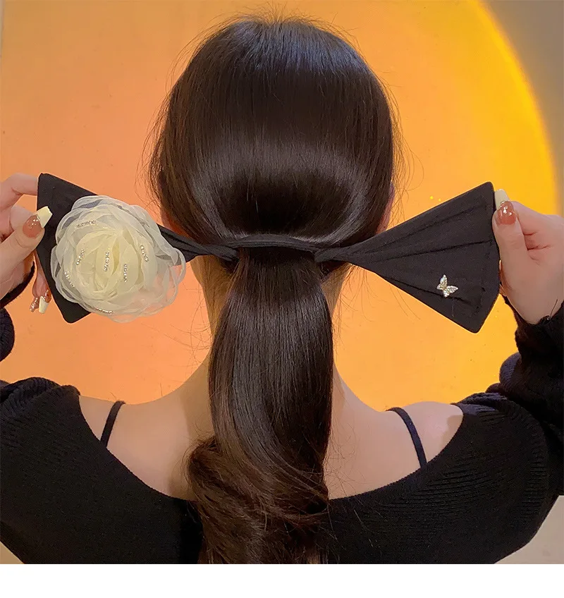 Big Flower Twisting Twisted Hair Tool Ball Head Twisting Clip Hair Headwear Hair Band Binding Head Flower