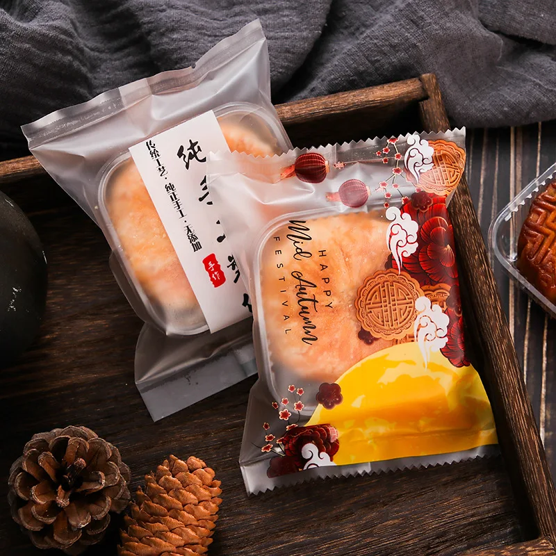 Polysmarts Printed Food Grade Back Seal Plastic Biscuit Bag Beautiful Potato Chips Packaging Bag Back Seal Snacks Plastic Bag*