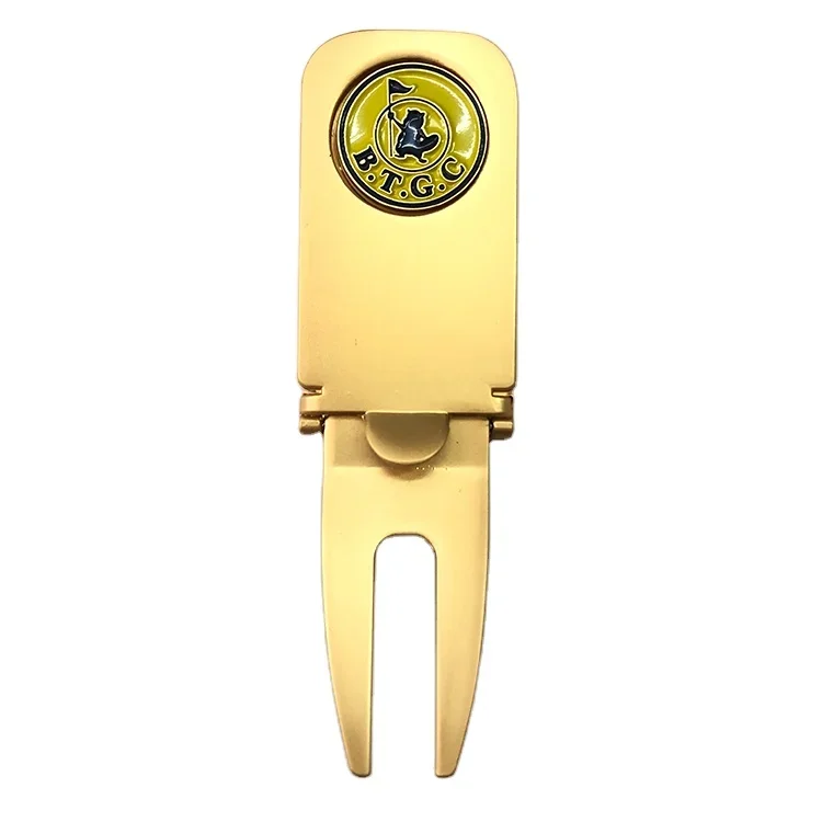 Hot Sale Direct Delivery 6-in-1 Golf Accessories Magnetic Cart Cigar Holder Ball Marker Iron Hat Clip Enamel Golf  Divot Tool