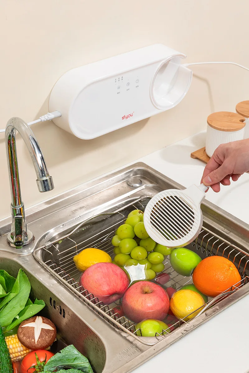 Fruit and vegetable cleaner brush washing machine fruit