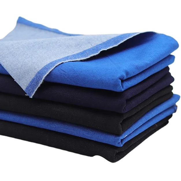 
wholesale soft warm strech cotton Flocked denim fabric textiles for leggings jeans for sale supplier 