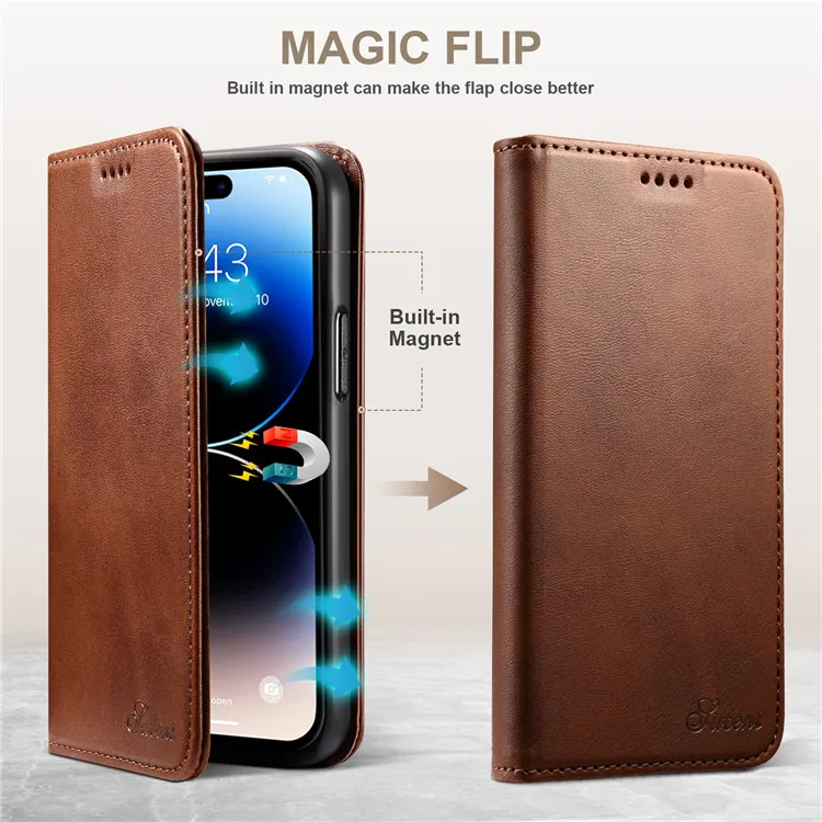 Flip With Card Holder Leather Phone Case For iPhone 14 Pro Max Mobile Phone Cover For iPhone 13 Pro Max X XS Max 12