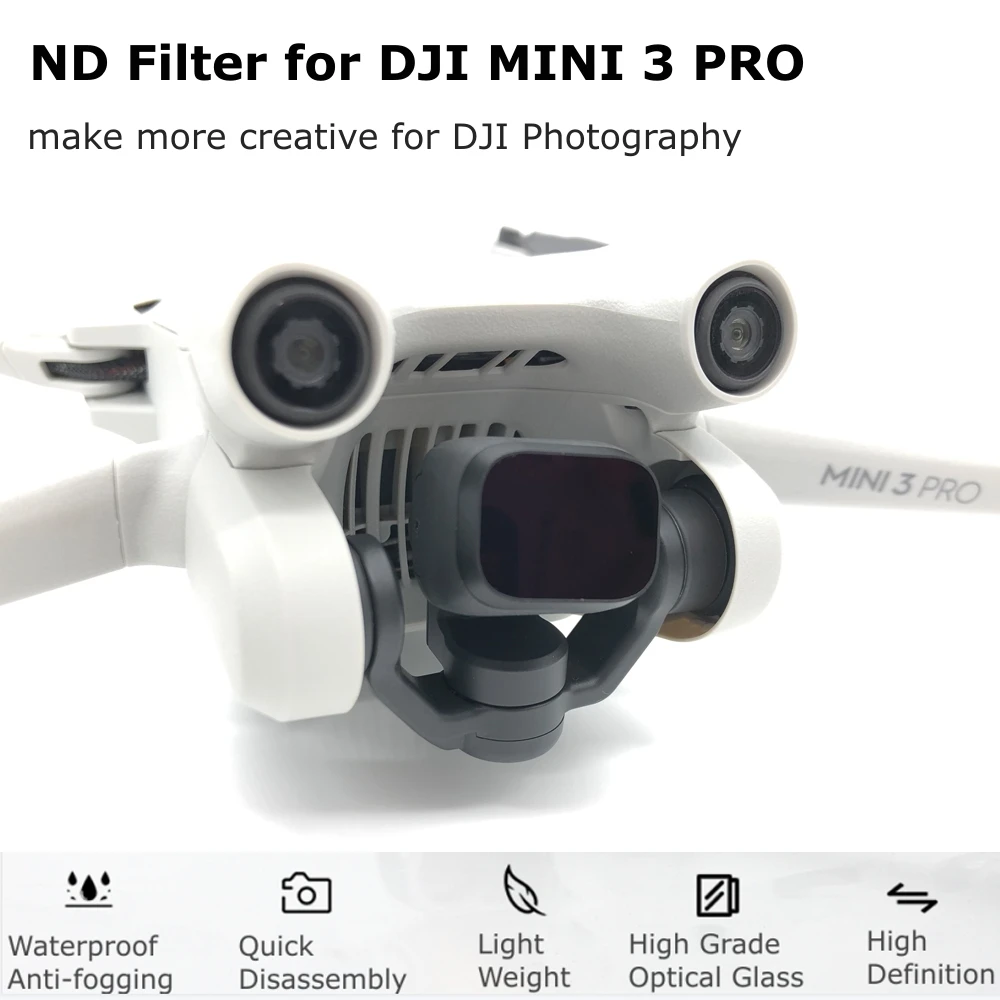 High Quality ND Filter Kit Set ND/CPL/UV/VND/ND-PL Filter for DJI Mini 3 Pro Drones Camera Accessories