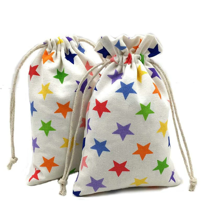 Merchandise china cheap polyester promotional draw string rainbow bag and sandals