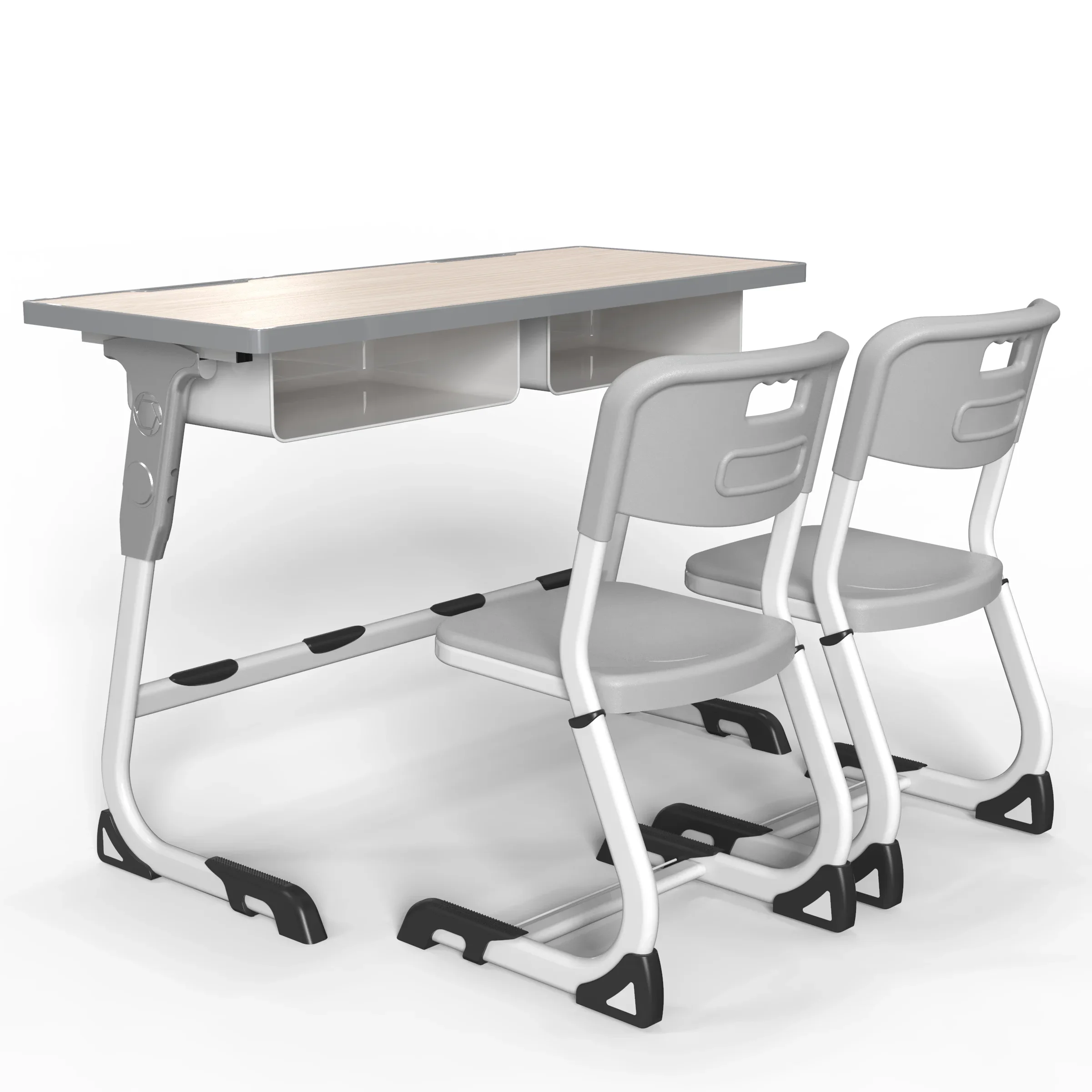 Оптовая продажа парта и стул для старшеклассников средней школы с верхом из МДФ