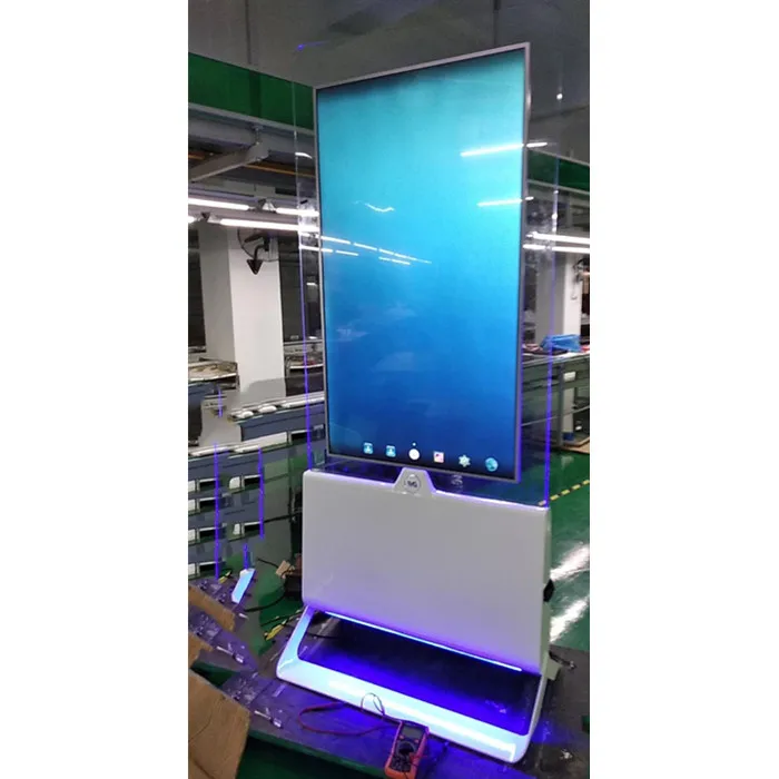 Oled прозрачный двухсторонний дисплей Digital Signage 55 дюймов сенсорный экран монитор для рекламы