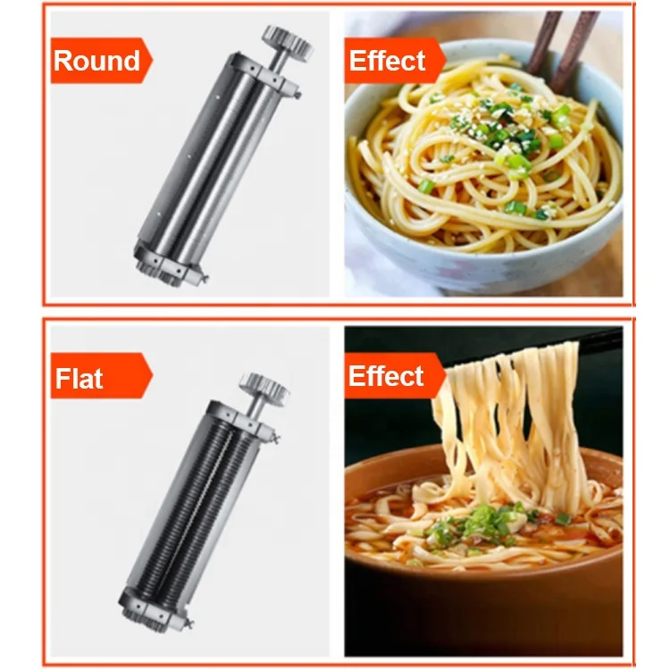 Commercial Dough Pressing Cutting Electric Pasta Noodle Making Machine