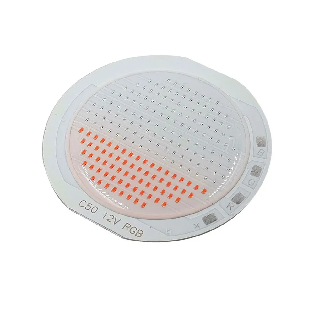 ShenZhen IHY Custom Diameter 50MM 50W 12V DC RGB Round COB LED For Flood Light Chip