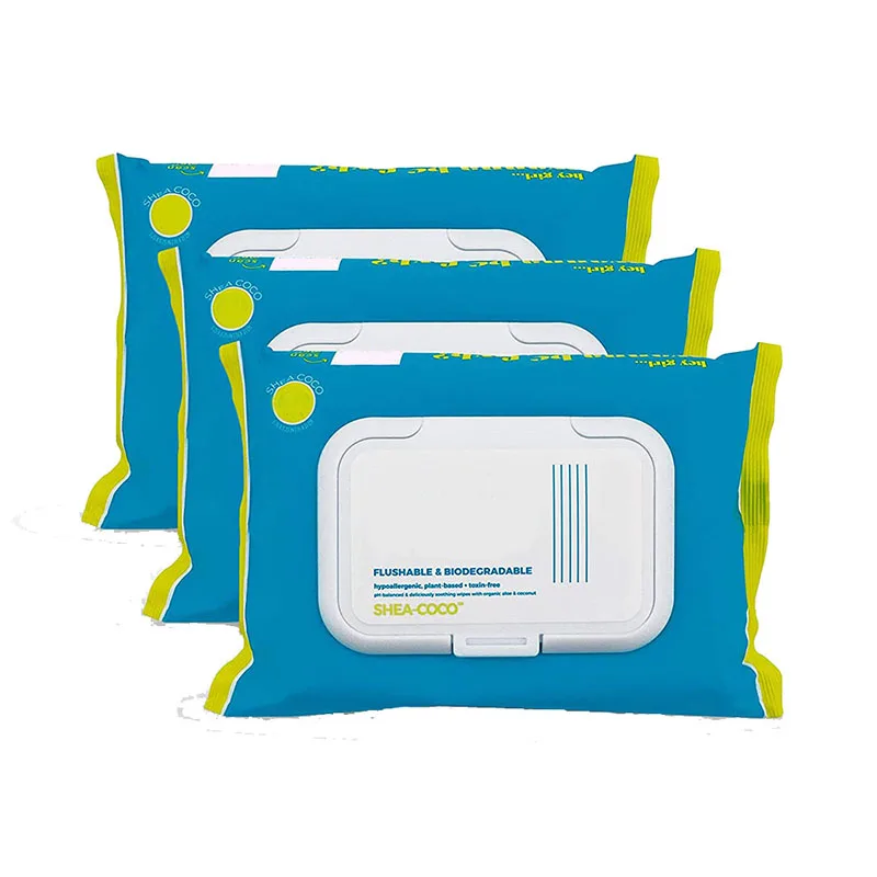 Gentle and scented personal cleansing wipes travel nonwoven cleaning toilet wipes