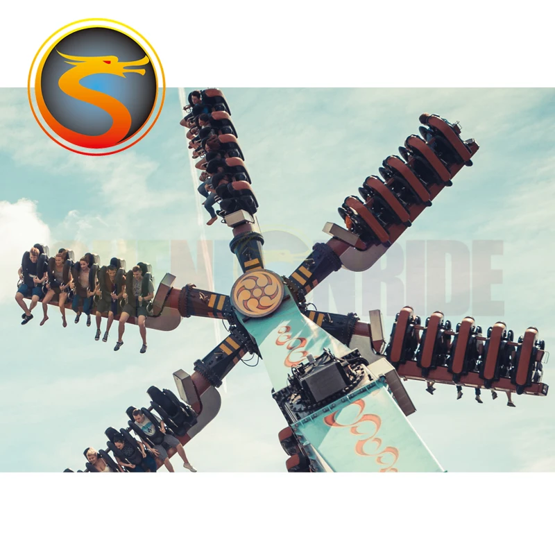 Factory Sale Customized Theme Park Equipment Adults Amusement Games Top Scan Speed Windmill Rides for Sale