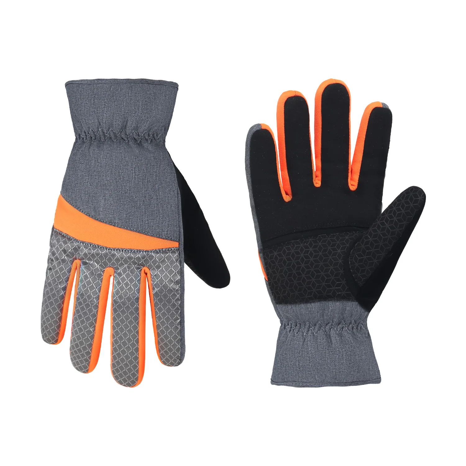 Prisafety custom water repellent nylon fabric waterproof bladder inside touch screen winter lining warm safety work gloves