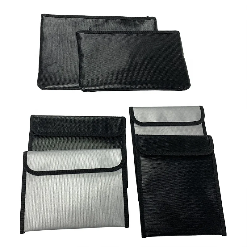 Fireproof Waterproof Custom Document Money Bag