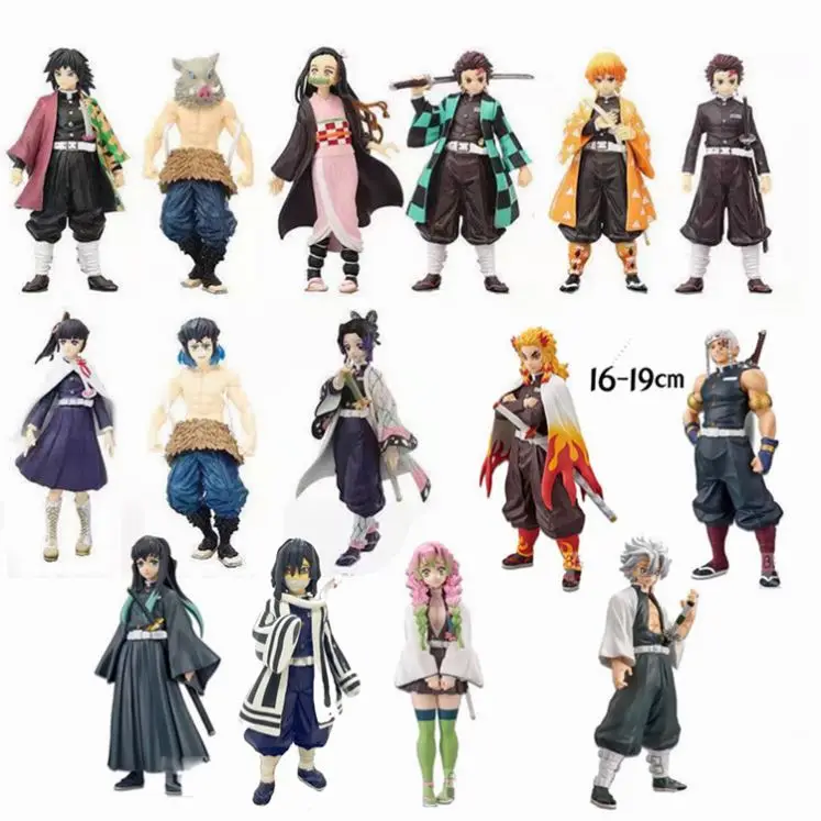 New Japanese Anime Cartoon Toy Demon Killing Blade Kizuno Yaha Kamado PVC Toy Model Collection Model
