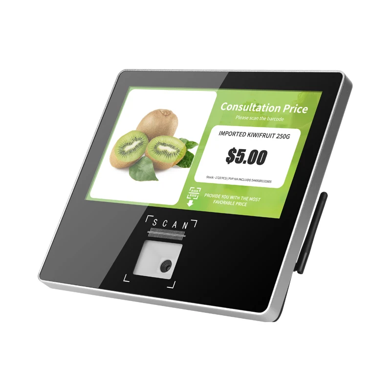 Licon 11.6inch price checker machine Touch Screen Fixed Mounted WiFi 1D 2D Barcode Scanner Android10 POS  and windows pos