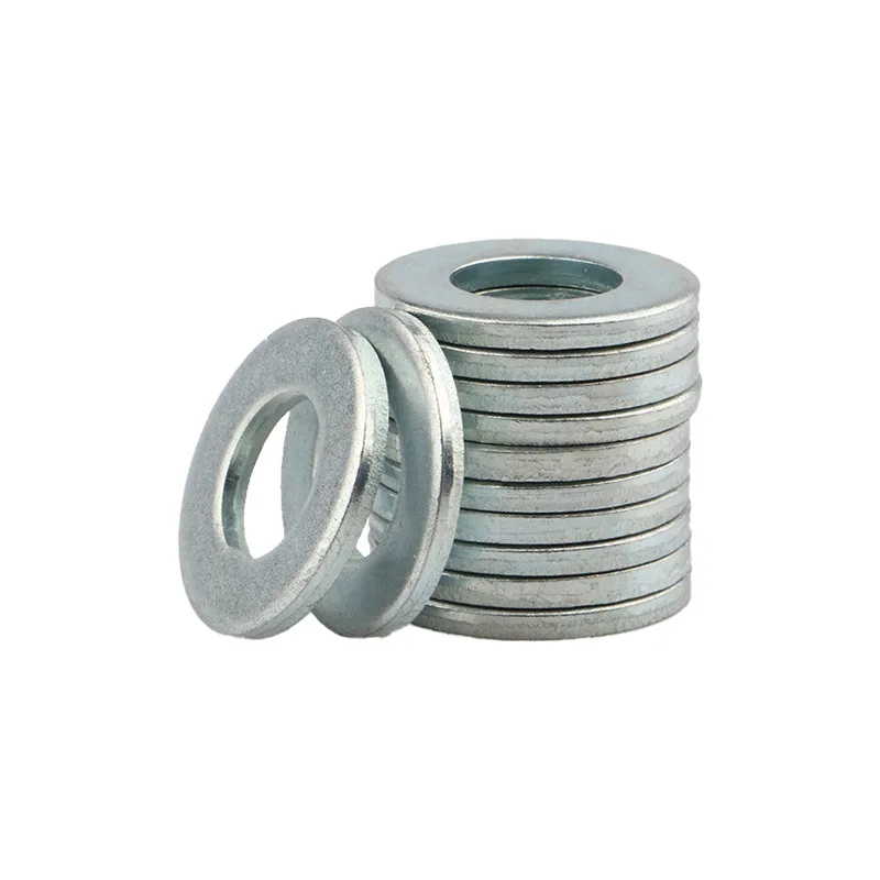 Custom copper carbon steel zinc colored metal flat round washer