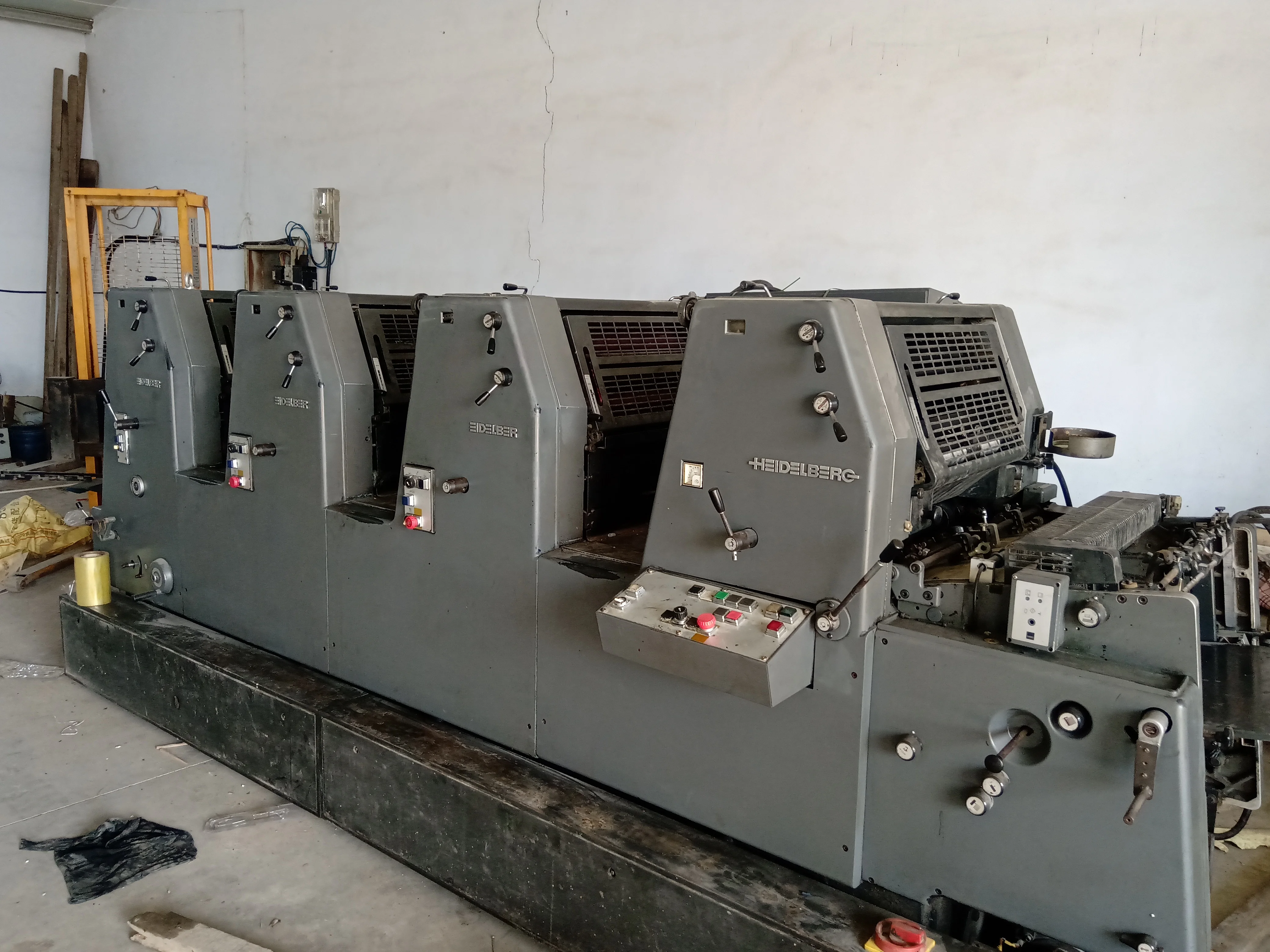 
second hand gto 4 colours 36x52 offset printing machine 