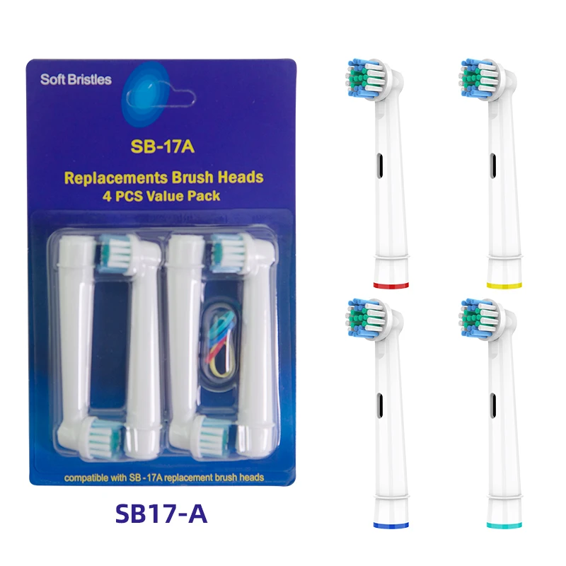 Or-care SB17-A Factory Personalized Packaging Hot Selling Soncare Toothbrush Heads Oral Hygiene 4 Toothbrush Head